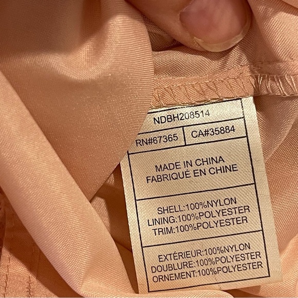 BB Dakota Lace Halter Dress Blush Pink Sz 4 - Picture 12 of 17